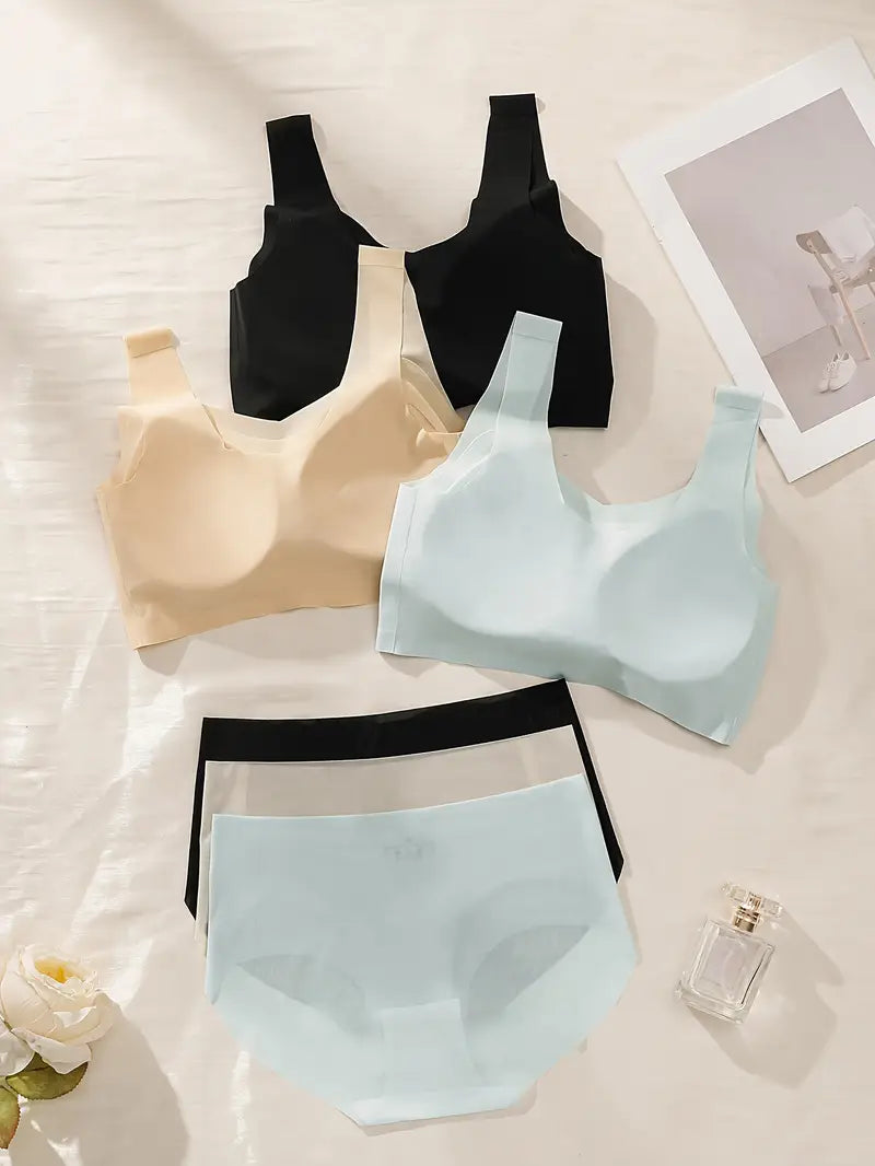 Combo Of 3 Set Bra & panties Set imported