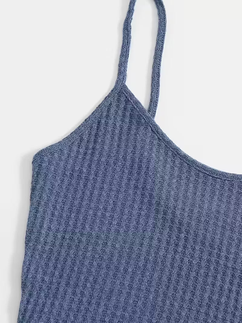 2-Piece Contrast Bind Gymwear Set – Top & Shorts for Girls
