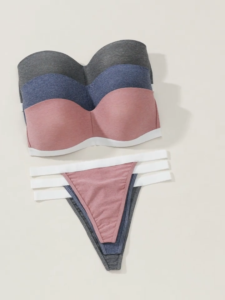 Combo Of 3 Set Bra & panties Set imported