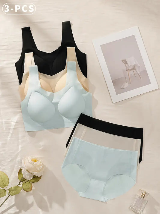 Combo Of 3 Set Bra & panties Set imported