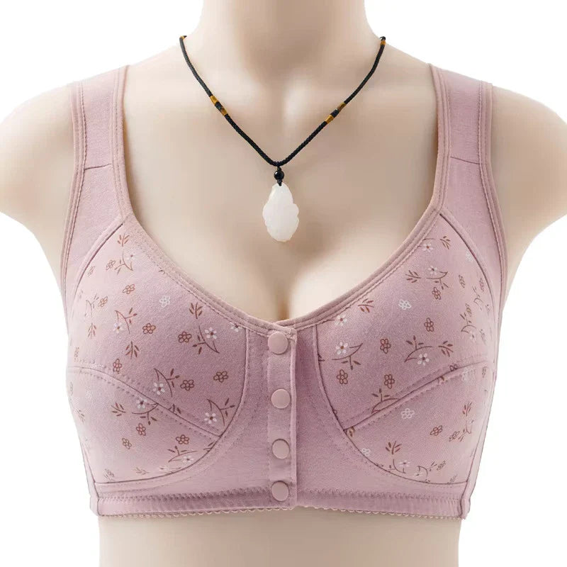 LAST DAY SALE 80% OFF - Comfortable & Convenient Front Button Bra (PACK OF 5)