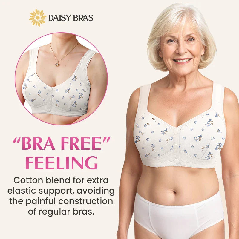 LAST DAY SALE 80% OFF - Comfortable & Convenient Front Button Bra (PACK OF 5)
