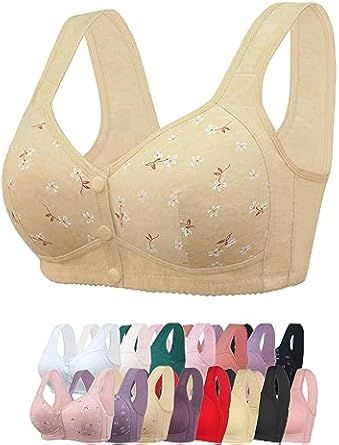 LAST DAY SALE 80% OFF - Comfortable & Convenient Front Button Bra (PACK OF 5)