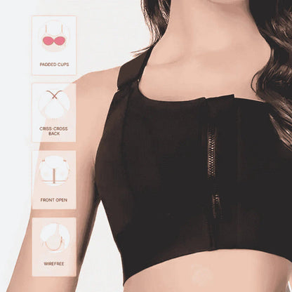 Pack Of-3 Fitness Cross Padded Sport Bra