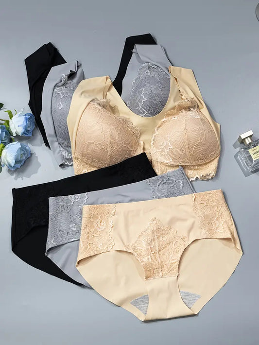 Combo Of 3 Set Bra & panties Set imported