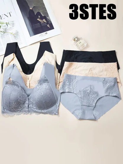 Combo Of 3 Set Bra & panties Set imported