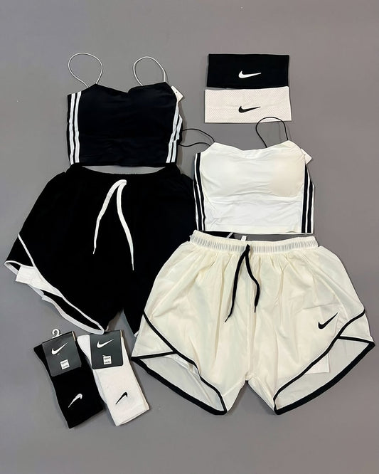 2-Piece Gymwear Combo – Complete 8-Piece Set for Girls