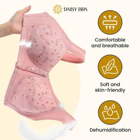LAST DAY SALE 80% OFF - Comfortable & Convenient Front Button Bra (PACK OF 5)