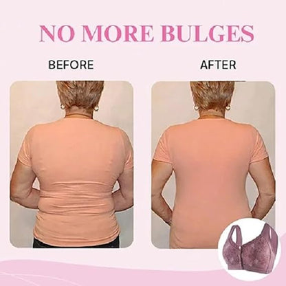 Rose Bra Wireless Front Button Bras For Women (Pack of 3)