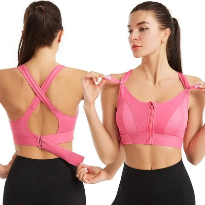 Pack Of-3 Fitness Cross Padded Sport Bra